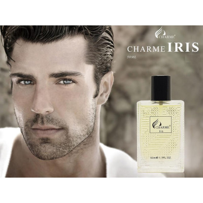 Nước hoa nam quyến rũ, Charme Iris, thơm lâu, sành điệu cá tính, lưu hương cả ngày, 50ml