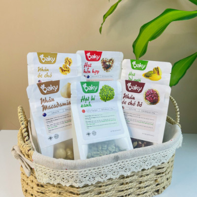 Nhân Hạt Macca Rang Oaky Nhập Khẩu Úc - Túi 100g