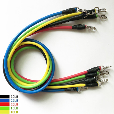 Bộ dụng cụ dây cao su đàn hồi tập thể thao, tập gym tại nhà tiện dụng (tặng túi đựng dây rút) - Hàng chính hãng 