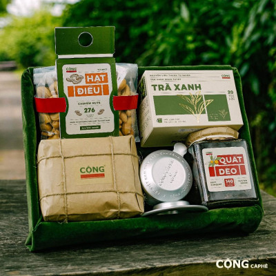 Set quà tặng 2024 Cộng Cà Phê - Set Xuân Mới - Bộ quà 05