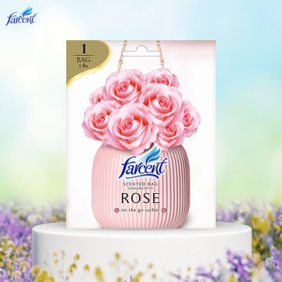 Túi thơm tủ quần áo khử mùi, chống ẩm mốc Farcent (Hương Ban Mai / Hoa Hồng / Hoa Oải Hương) 10g