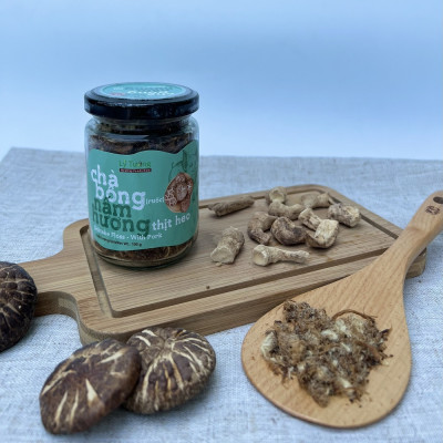 Chà Bông (Ruốc) Nấm Hương Thịt Heo Lý Tưởng 100g, Sản Phẩm Đạt Chứng Nhận OCOP 3 Sao Của Thành Phố Hà Nội