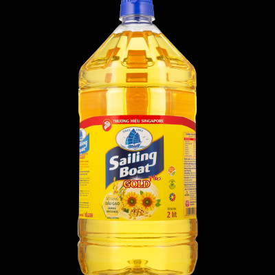 Dầu ăn cao cấp Sailing Boat Gold Plus 2L giàu Omega 3,6,9 và chất chống oxy hóa [FREESHIP]