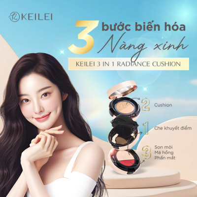 Phấn nước đa năng 3 trong 1  KEILEI -  3 in 1 Radiance Cushion  KEILEI