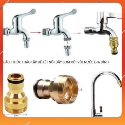 Bộ dây vòi xịt nước rửa xe, tưới cây , tăng áp 3 lần, loại 3m, 5m 206701-2Hđầu đồng, cút đồng,nối đồng +  đai