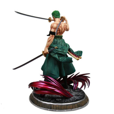 Mô Hình Zoro 2 Đầu 3 Kiếm Dáng Chiến Đấu 21cm Mô Hình One Piece Cao Cấp, Figure Mô Hình Anmie One Piece Luffy Vua Hải Tặ
