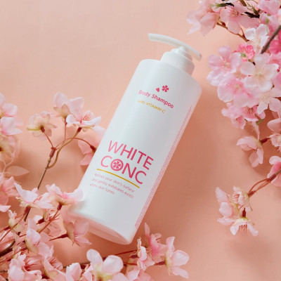 Sữa Tắm Dưỡng Trắng Da Toàn Thân Hoa Anh Đào White Conc Body Shampoo Cii Sakura (Chai 600 mL)