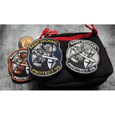 Patch_velcro tổng lãnh thiên thần ST.Micheal dán quần áo_ba lô