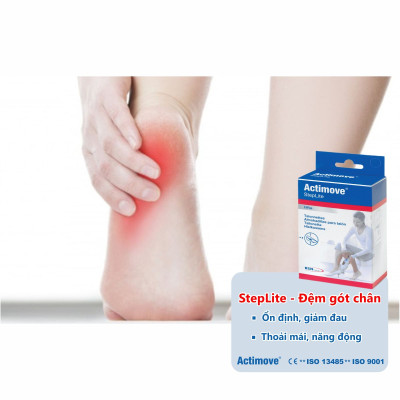 Đệm gót chân silicone tăng chiều cao Actimove Steplite