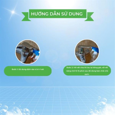 Tẩy đa năng công nghệ sinh học ECOHOME Kim Ngân Store giúp tẩy rửa cặn canxi, tẩy kính, vòi sen chai 500ml