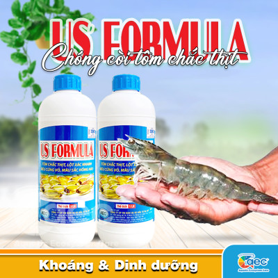 US Formula - Giúp tôm tăng trưởng nhanh, tạo cơ chắc thịt, màu vỏ đẹp