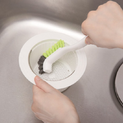 Bàn chải chà góc, cạnh nhà tắm chữ L Kokubo - hàng nội địa Nhật Bản