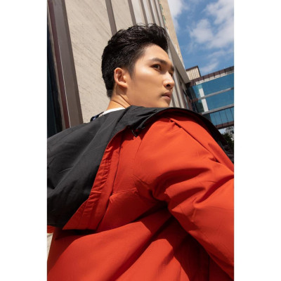 Bộ quần áo khoác gió nam thể thao AM MWS004 Sport1 có mũ, bo tay và gấu áo, siêu nhẹ, không nhăn nhàu