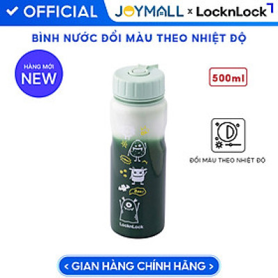 Bình Nước LocknLock 500ml LHC7005 Đổi Màu Theo Nhiệt Độ, Hàng Chính Hãng, Thép Không Gỉ - JoyMall