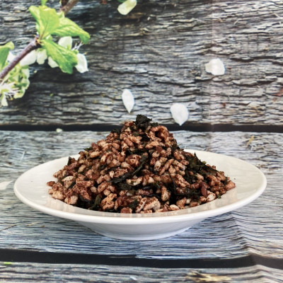 Combo 1 hủ gạo lứt rong biển + 1 gạo lứt cháy tỏi Dương Cát 300g