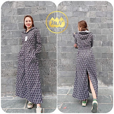 Áo chống nắng toàn thân vải Umi lạnh dày mịn dài phủ kín chân chống nắng cực tốt mẫu mới 2021