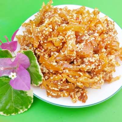 Đặc Sản Bình Thuận  - [Ocop] Cá Bò Rim Mè Đầm Sen - 160G - Ocop 3 Sao