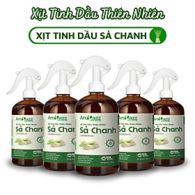 Xịt Tinh Dầu Sả Chanh Từ Thiên Nhiên -Khử Mùi Xua Đuổi Côn Trùng Thơm Phòng Chai Lớn 300ml 