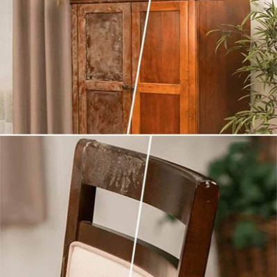 Sáp ong Beewax vệ sinh đánh bóng đồ gỗ nội thất chống thấm thành phần tự nhiên 103gr tặng kèm 2 khăn vải 