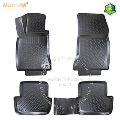 Thảm lót sàn ô tô nhựa TPU Silicon Mercedes GL 2006-2013 (X164) Nhãn hiệu Macsim