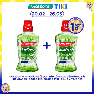 Nước Súc Miệng Colgate Plax Fresh Tea 750ml