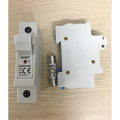 Cầu chì Chint RT28N có đèn, có ruột 230V/500V AC 1P 10A - 32A