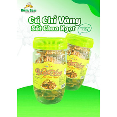 Đặc Sản Bình Thuận  - Cá Chỉ Vàng Sốt Chua Ngọt (Nguyên Con) Đầm Sen - 120G