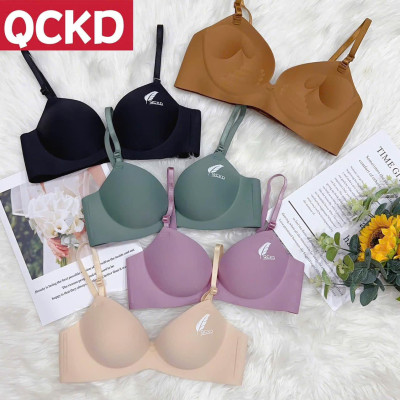 Áo lót nữ, áo ngực nữ su Lông Vũ, không gọng, đệm dày bàn tay nâng ngực chống xệ