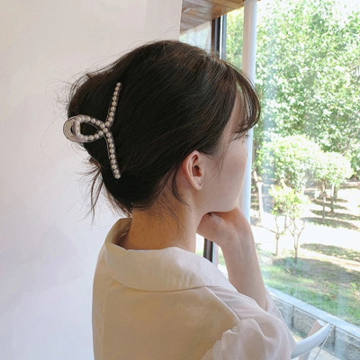 Combo 5 kẹp tóc, kẹp càng cua đính kèm ngọc trai, cột tóc Hàn Quốc cực đẹp KT28