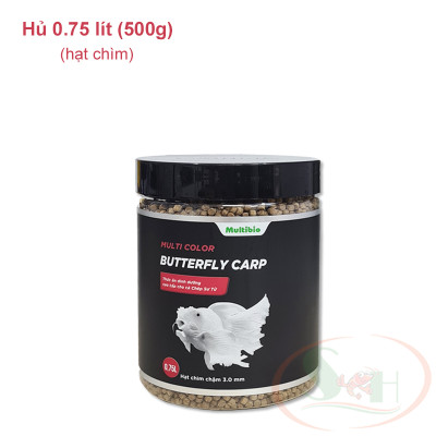 Thức ăn cá Multi Color Butterfly Carp đạm dinh dưỡng chép sư tử lên màu cá cảnh