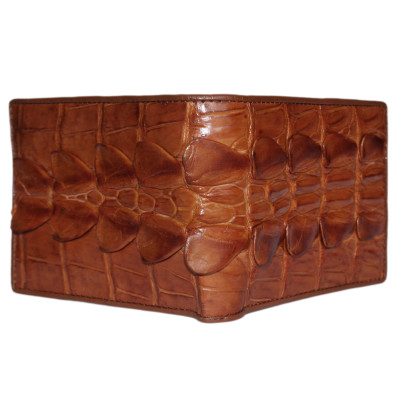  Ví nam da cá sấu màu vàng bò HJ92209-12-15-21-24