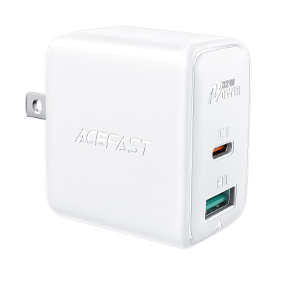 Sạc Acefast PD3.0 32W 2 cổng USB-C+USB-A (US) - A7 Hàng chính hãng Acefast