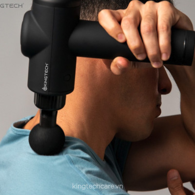 Máy Massage Cầm Tay Cao Cấp KINGTECH KH-720 Pro - 20 Cấp Độ, Hỗ Trợ Mát Xa Chuyên Sâu, Giảm Đau Cơ, Cứng Khớp - Bản Nâng Cấp