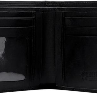 Ví Nam Da Cá Sấu Gù Đầu Huy Hoàng HT2213 (12.5 x 10 cm) - Đen