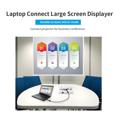 VENTION VGA Extension Cable VGA Male to Male HD Adapter Cable Support 1080P Full HD for Laptop PC Projector HDTV Display