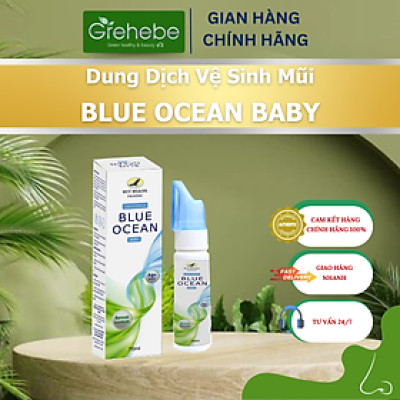 BLUE OCEAN BABY – Dung dịch xịt mũi hỗ trợ kháng khuẩn cho Bé (Chai 70ml)