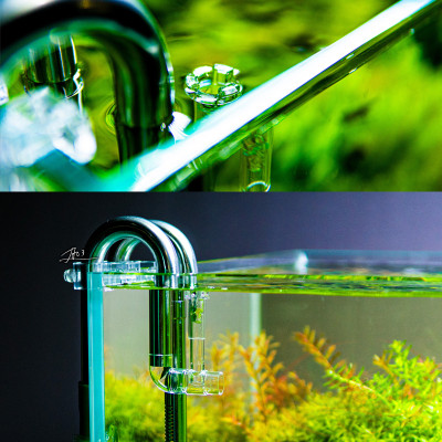 Bộ in out inox Aquapro Mini Skimmer 12, 16 mm hút lọc váng nano bể thủy sinh cá tép cảnh