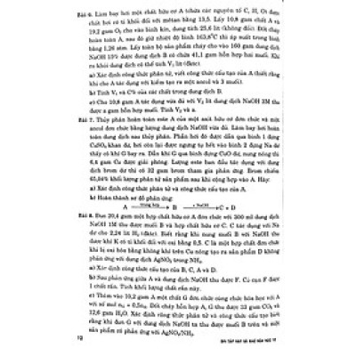 Bài Tập Hay & Khó Hóa Học Lớp 12