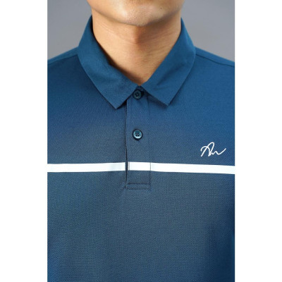 Áo Polo Ngắn Tay Nam AM SPORT1 PLM232 Có Cổ, Phối Kẻ, Thời Trang