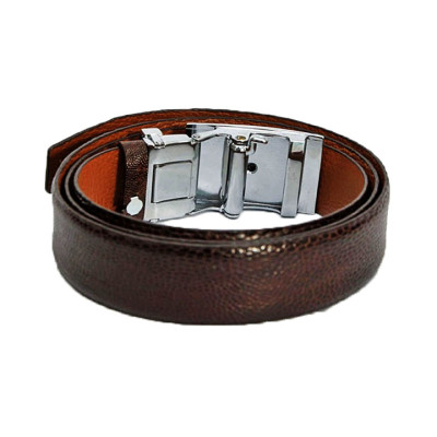 HJ4401-02-03-04 - Thắt lưng nam da đà điểu đen, nâu đât, vàng, nâu đỏ