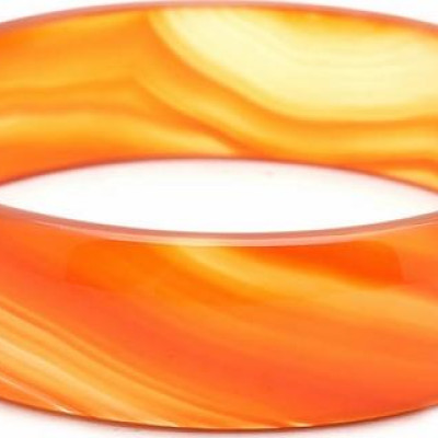 Vòng Tay Nữ Mã Não Leo Store - Cam (5cm)