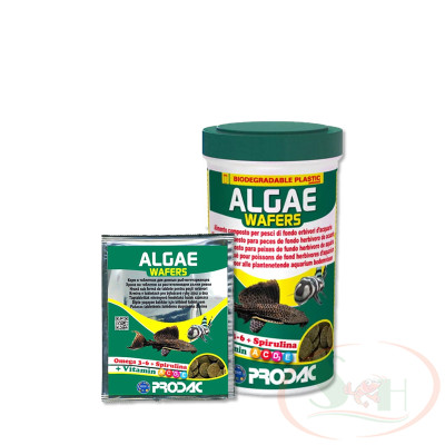 Thức ăn cá Prodac Algae Wafers tầng đáy viên tảo chìm bể cá pleco tép thủy sinh cảnh