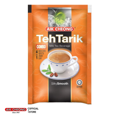 Trà Sữa Vị Cà Phê Aik Cheong Teh Tarik Combo 4 In 1 (15 Gói x 40g)