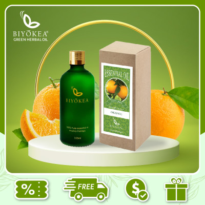 Tinh dầu cam extra xông hương thư giãn Biyokea 100ml