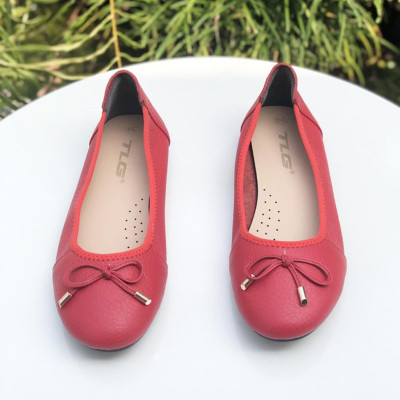 giày búp bê da đính nơ siêu xinh cực trend 20880