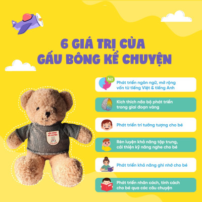 Gấu Bông Kể Chuyện - Người Bạn Tâm Tình Của Bé - Tân Việt