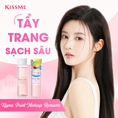 Nước Tẩy Trang Nhanh Dành Cho Vùng Mắt Kissme Heroine Make Speedy Point Makeup Remover (Chai 120 mL)