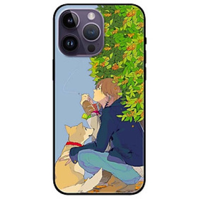 Ốp lưng dành cho Iphone 14 - Iphone 14 Plus - Iphone 14 Pro - Iphone 14 Pro Max - Chàng Trai Và Cậu Vàng