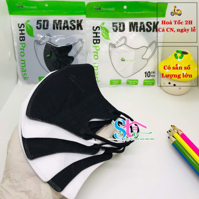 Thùng khẩu trang 5d SHB pro mask nguyên thùng, 5d mask hàn quốc cao cấp