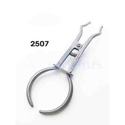 Kìm đặt thun tách kẽ Brewer mũi cong uốn lượn (Kẹp đê cao su)